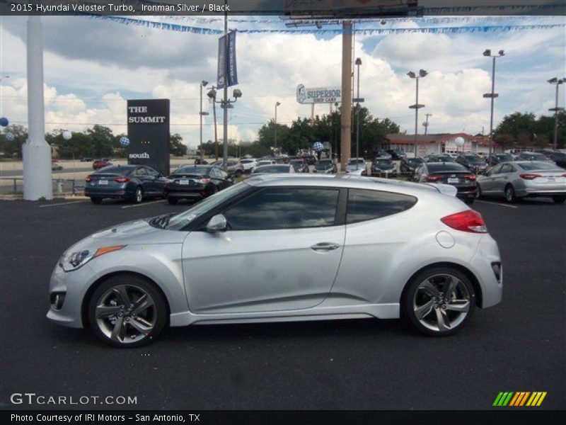 Ironman Silver / Black 2015 Hyundai Veloster Turbo