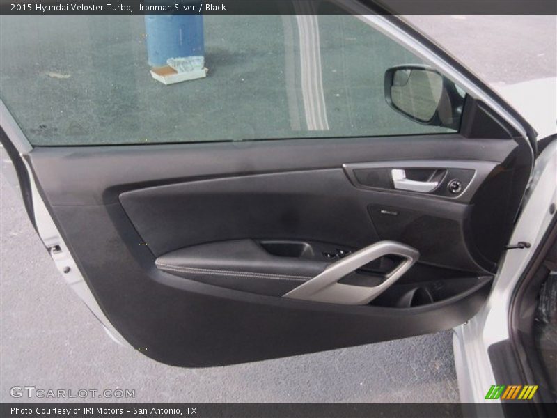 Ironman Silver / Black 2015 Hyundai Veloster Turbo