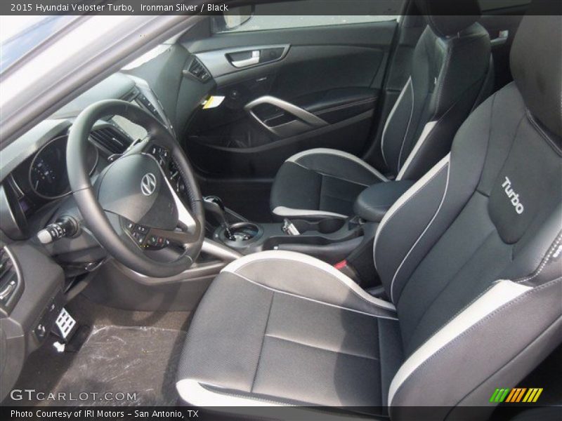 Ironman Silver / Black 2015 Hyundai Veloster Turbo