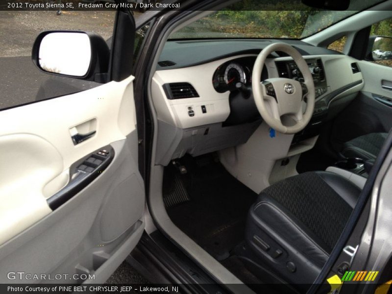 Predawn Gray Mica / Dark Charcoal 2012 Toyota Sienna SE