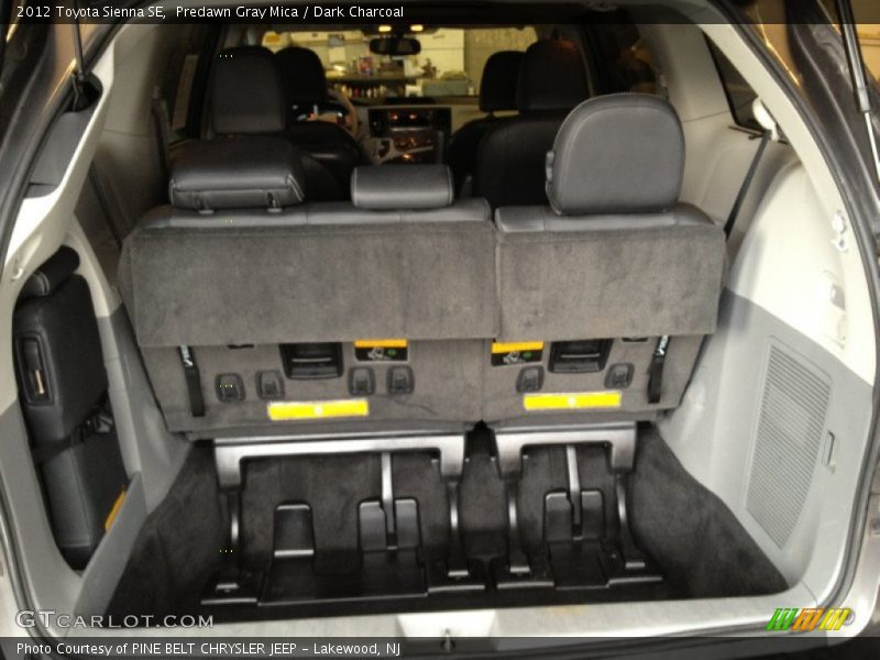 Predawn Gray Mica / Dark Charcoal 2012 Toyota Sienna SE