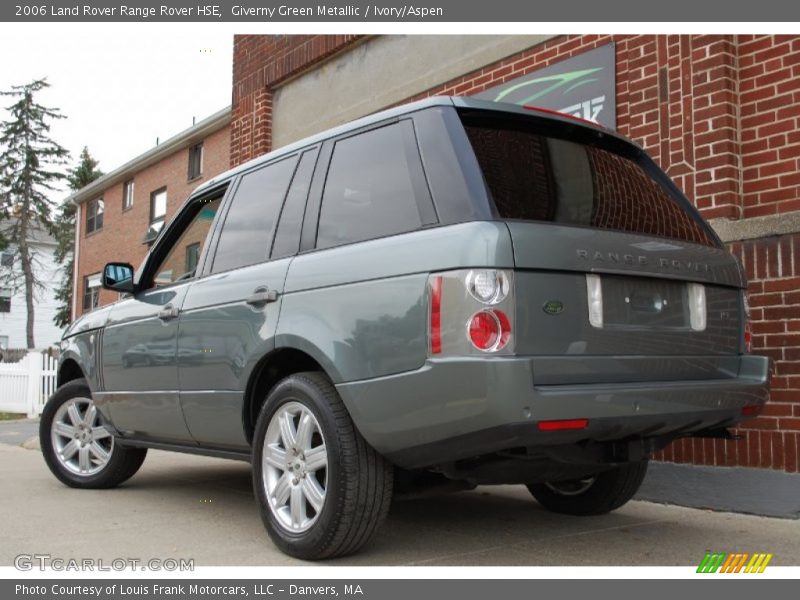 Giverny Green Metallic / Ivory/Aspen 2006 Land Rover Range Rover HSE