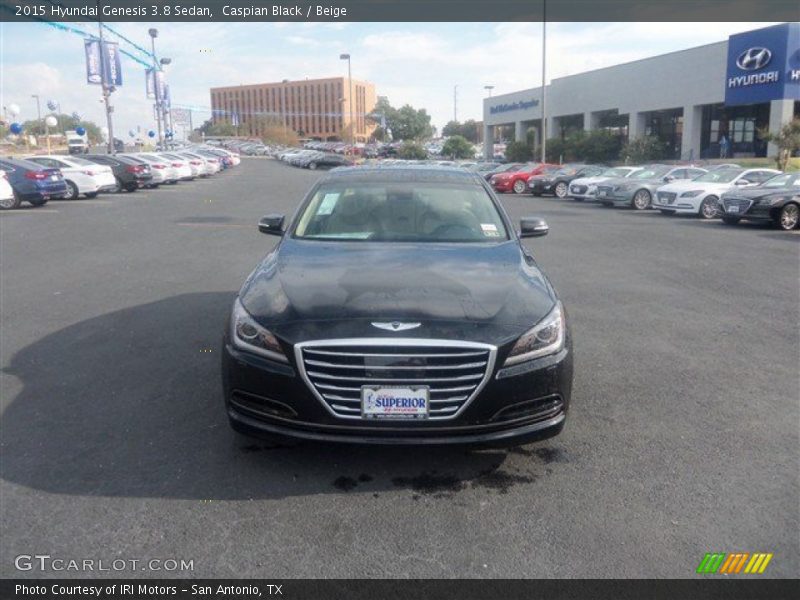 Caspian Black / Beige 2015 Hyundai Genesis 3.8 Sedan