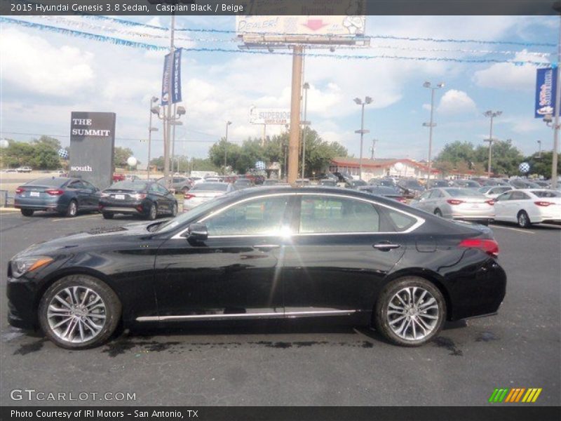 Caspian Black / Beige 2015 Hyundai Genesis 3.8 Sedan