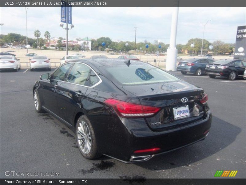 Caspian Black / Beige 2015 Hyundai Genesis 3.8 Sedan