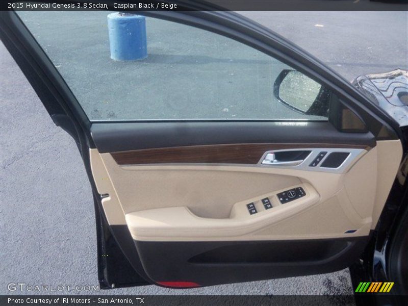 Caspian Black / Beige 2015 Hyundai Genesis 3.8 Sedan