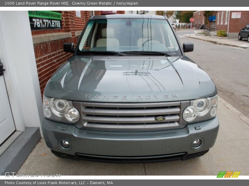 Giverny Green Metallic / Ivory/Aspen 2006 Land Rover Range Rover HSE