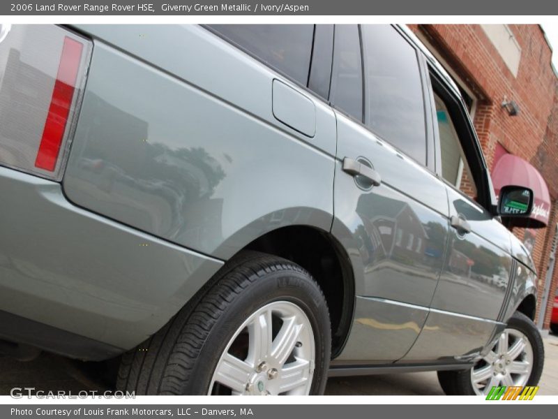 Giverny Green Metallic / Ivory/Aspen 2006 Land Rover Range Rover HSE
