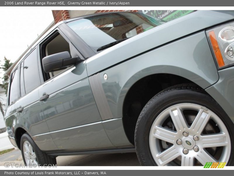 Giverny Green Metallic / Ivory/Aspen 2006 Land Rover Range Rover HSE