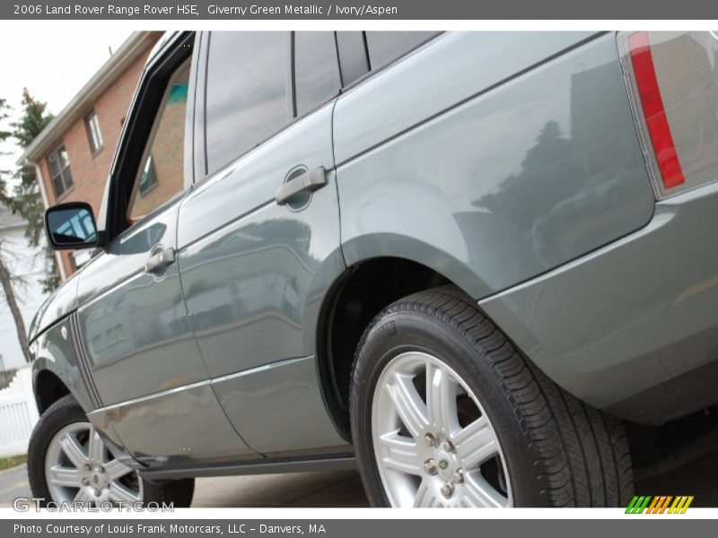Giverny Green Metallic / Ivory/Aspen 2006 Land Rover Range Rover HSE