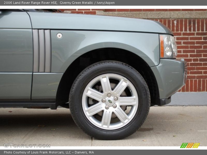 Giverny Green Metallic / Ivory/Aspen 2006 Land Rover Range Rover HSE