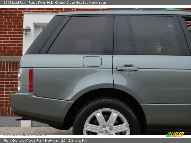 Giverny Green Metallic / Ivory/Aspen 2006 Land Rover Range Rover HSE