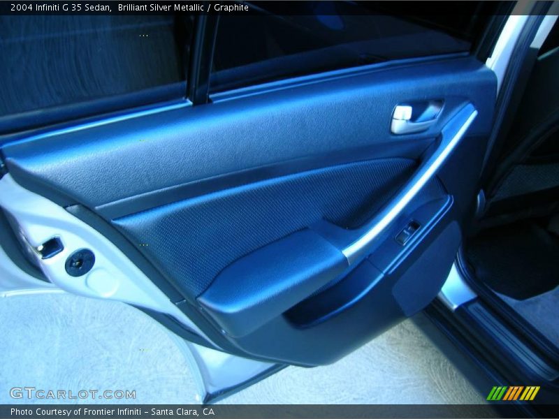 Brilliant Silver Metallic / Graphite 2004 Infiniti G 35 Sedan