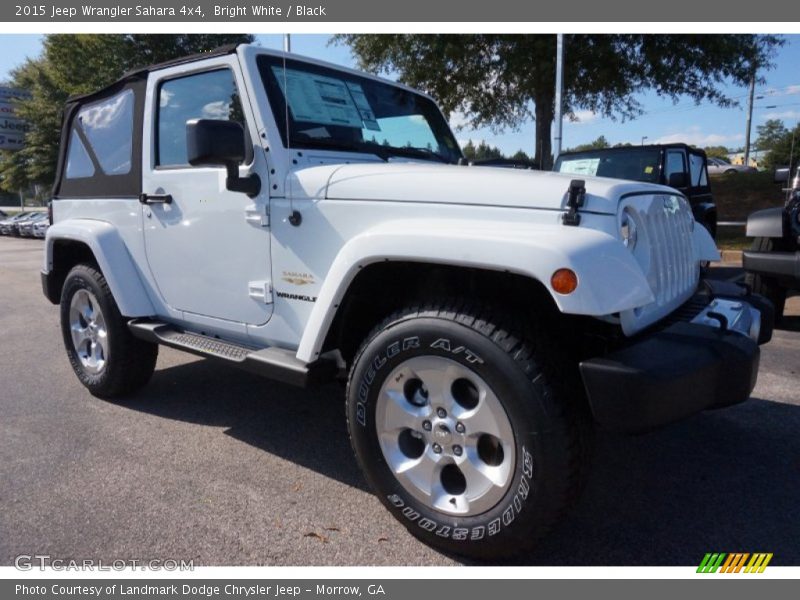 Bright White / Black 2015 Jeep Wrangler Sahara 4x4