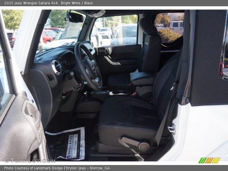 Bright White / Black 2015 Jeep Wrangler Sahara 4x4