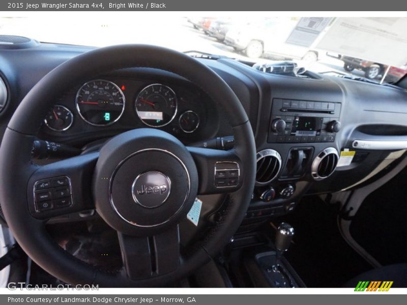 Bright White / Black 2015 Jeep Wrangler Sahara 4x4