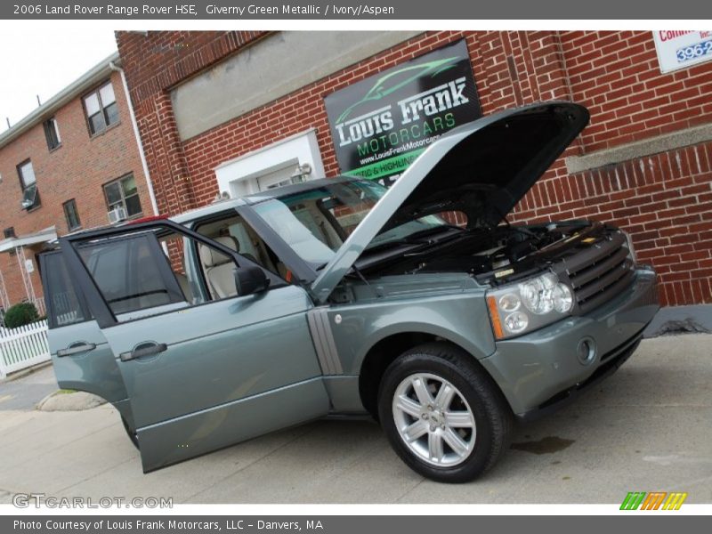 Giverny Green Metallic / Ivory/Aspen 2006 Land Rover Range Rover HSE