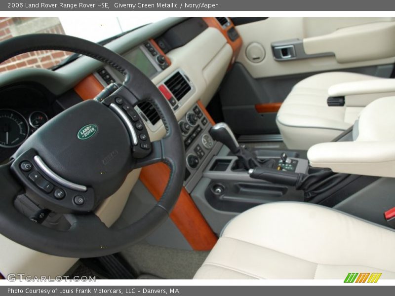 Giverny Green Metallic / Ivory/Aspen 2006 Land Rover Range Rover HSE