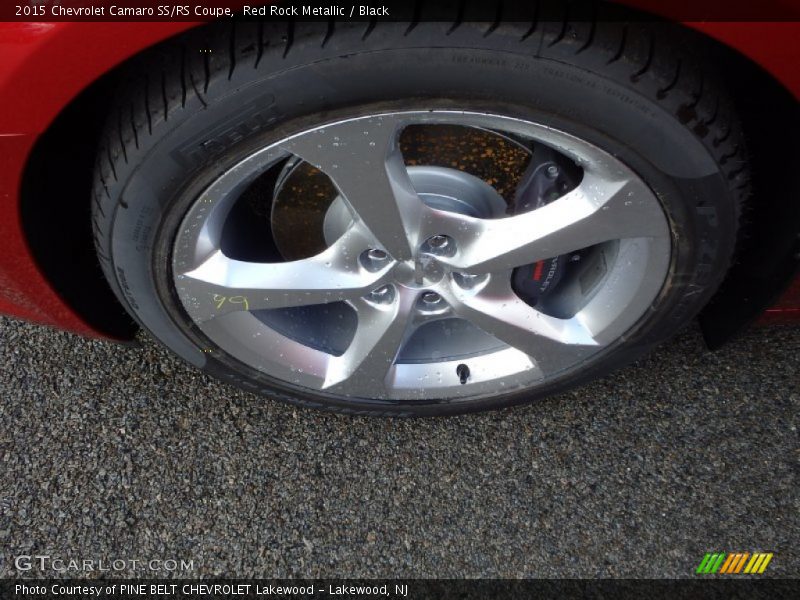 Red Rock Metallic / Black 2015 Chevrolet Camaro SS/RS Coupe