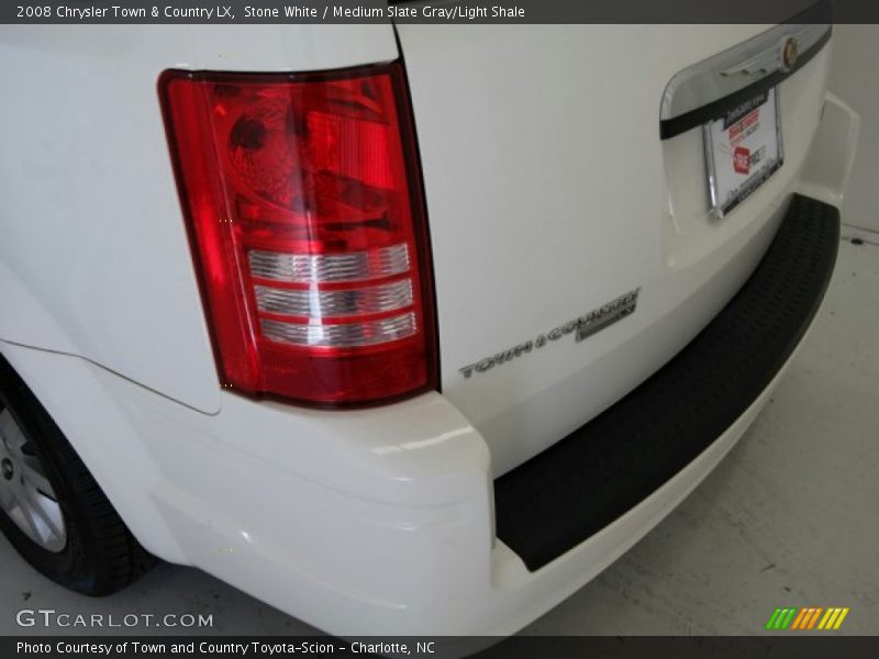 Stone White / Medium Slate Gray/Light Shale 2008 Chrysler Town & Country LX