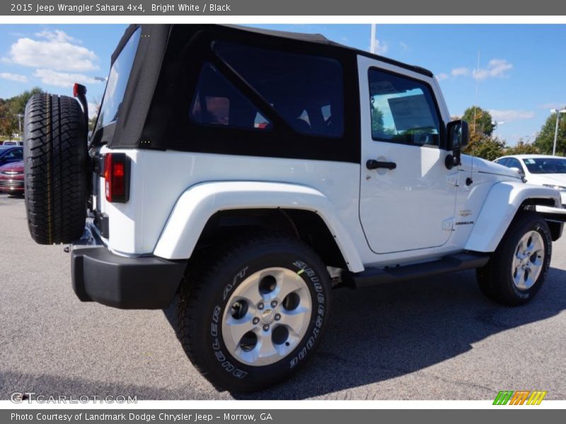 Bright White / Black 2015 Jeep Wrangler Sahara 4x4