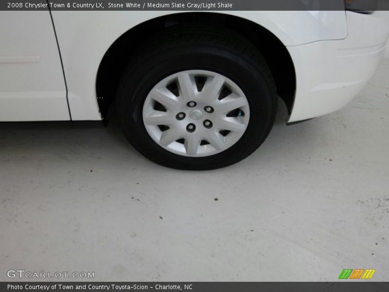 Stone White / Medium Slate Gray/Light Shale 2008 Chrysler Town & Country LX