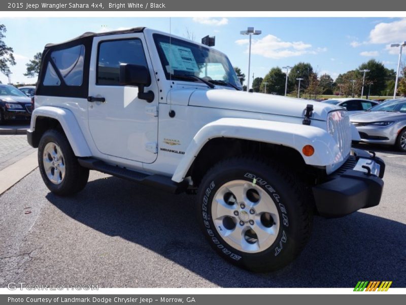 Bright White / Black 2015 Jeep Wrangler Sahara 4x4