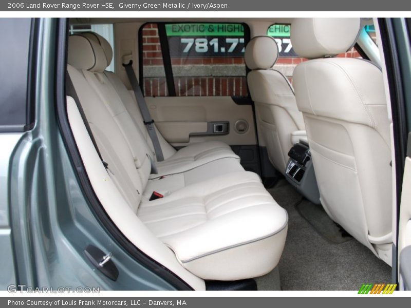 Giverny Green Metallic / Ivory/Aspen 2006 Land Rover Range Rover HSE