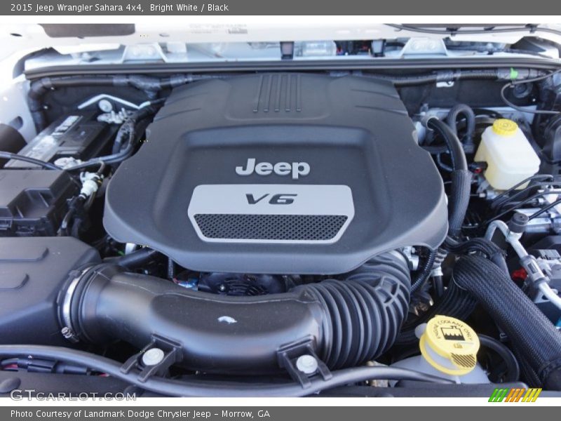 Bright White / Black 2015 Jeep Wrangler Sahara 4x4