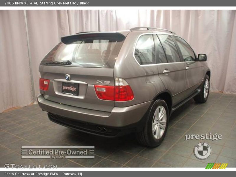 Sterling Grey Metallic / Black 2006 BMW X5 4.4i
