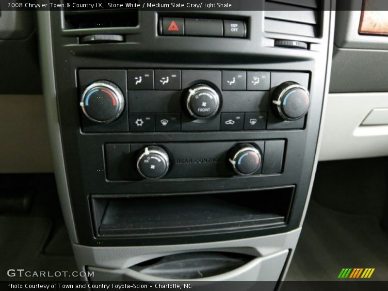 Stone White / Medium Slate Gray/Light Shale 2008 Chrysler Town & Country LX