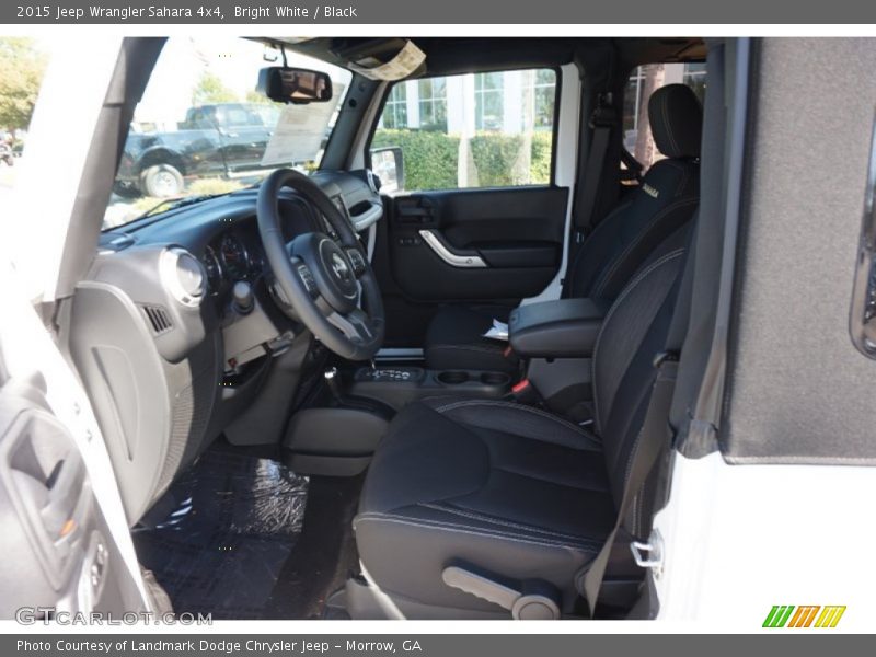 Bright White / Black 2015 Jeep Wrangler Sahara 4x4