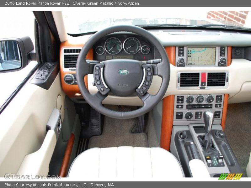 Giverny Green Metallic / Ivory/Aspen 2006 Land Rover Range Rover HSE