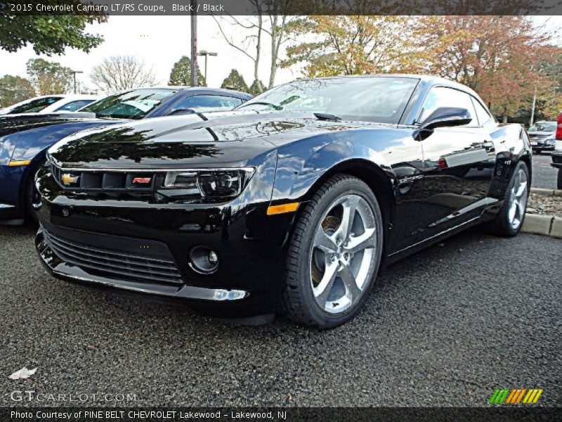 Black / Black 2015 Chevrolet Camaro LT/RS Coupe