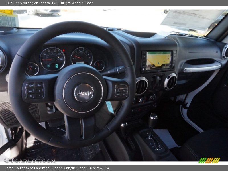 Bright White / Black 2015 Jeep Wrangler Sahara 4x4