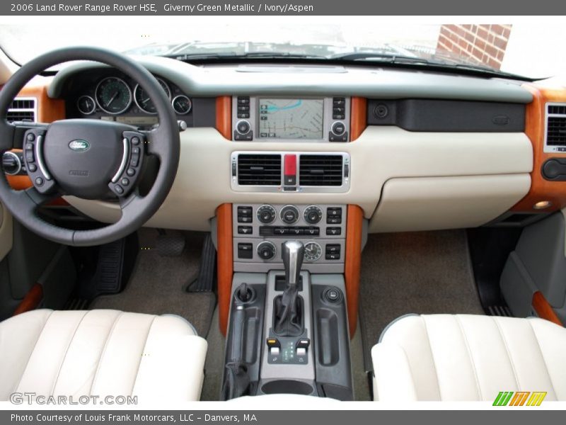 Giverny Green Metallic / Ivory/Aspen 2006 Land Rover Range Rover HSE