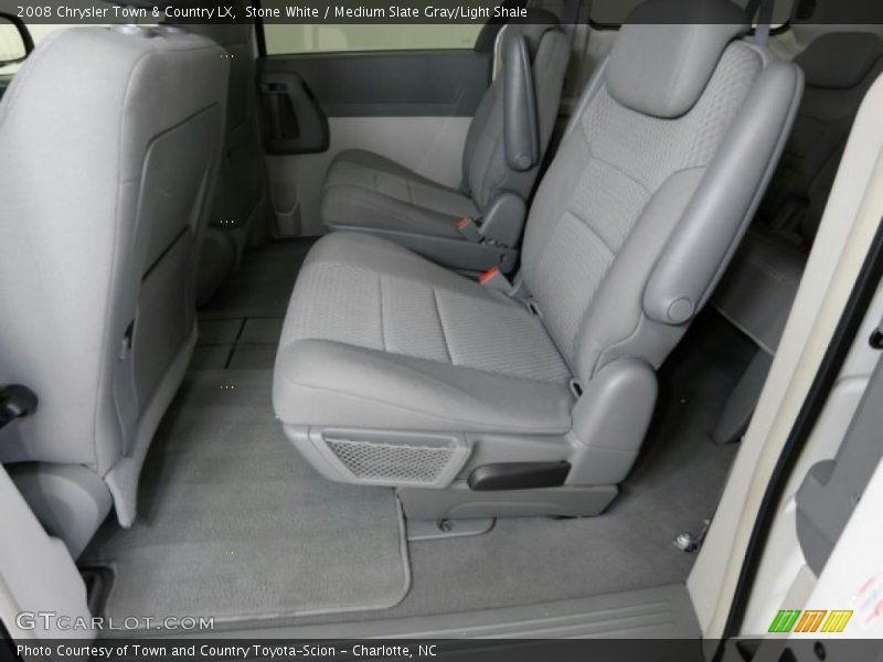 Stone White / Medium Slate Gray/Light Shale 2008 Chrysler Town & Country LX