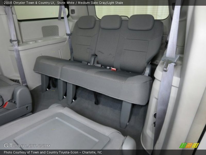 Stone White / Medium Slate Gray/Light Shale 2008 Chrysler Town & Country LX