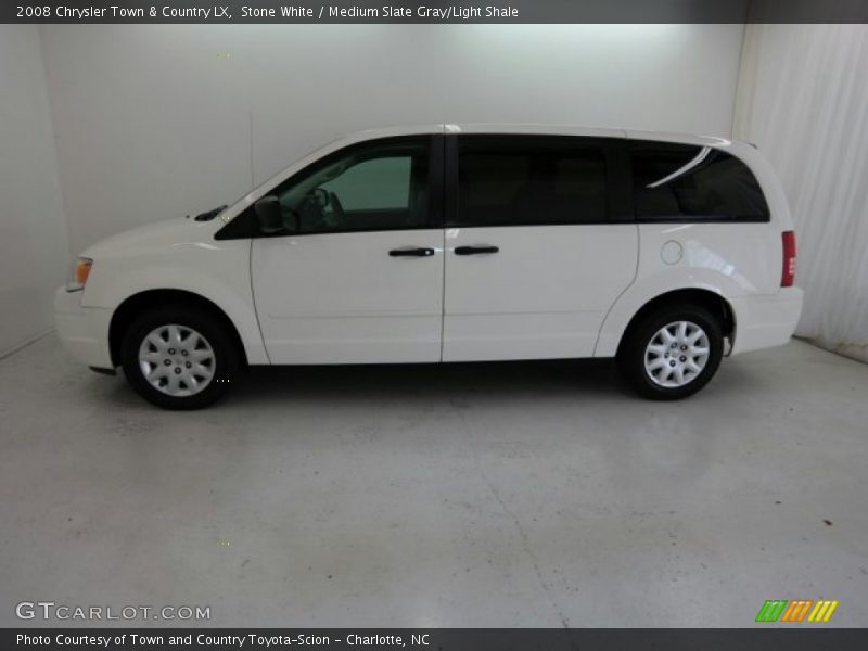 Stone White / Medium Slate Gray/Light Shale 2008 Chrysler Town & Country LX