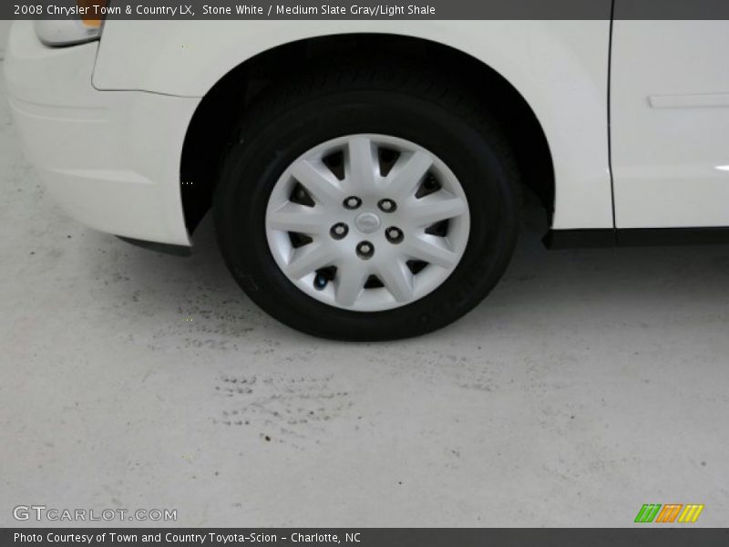 Stone White / Medium Slate Gray/Light Shale 2008 Chrysler Town & Country LX