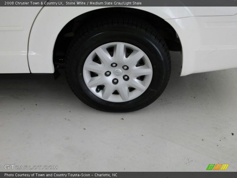 Stone White / Medium Slate Gray/Light Shale 2008 Chrysler Town & Country LX