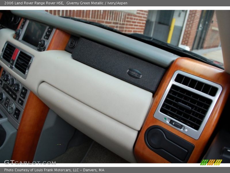 Giverny Green Metallic / Ivory/Aspen 2006 Land Rover Range Rover HSE