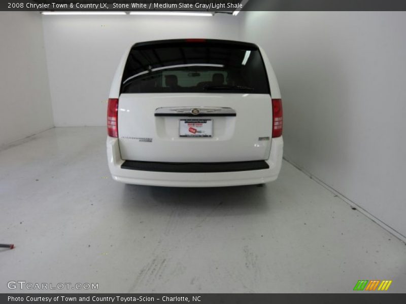 Stone White / Medium Slate Gray/Light Shale 2008 Chrysler Town & Country LX