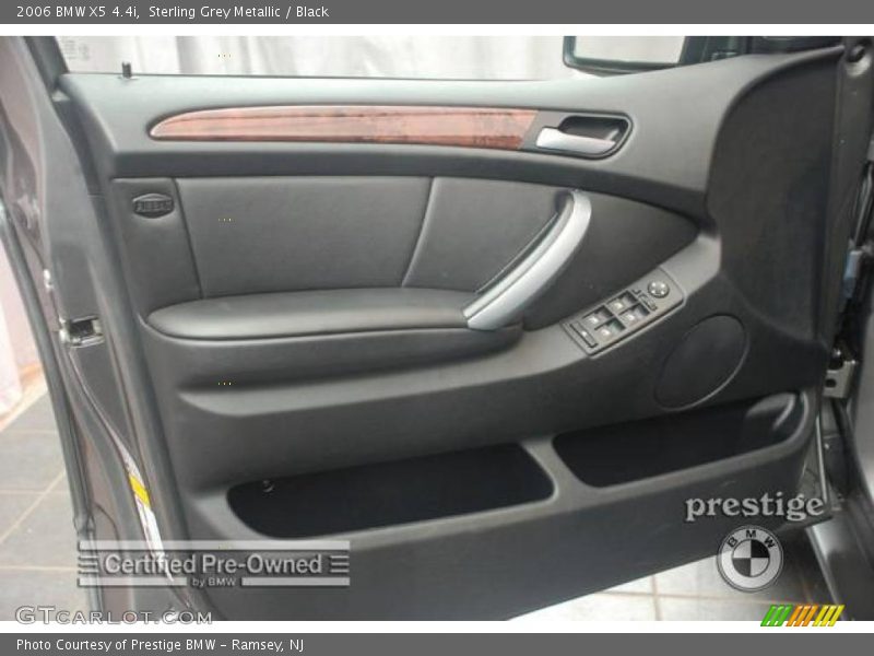 Sterling Grey Metallic / Black 2006 BMW X5 4.4i
