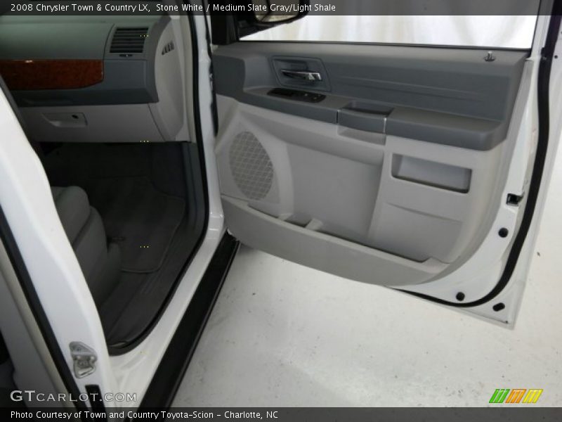 Stone White / Medium Slate Gray/Light Shale 2008 Chrysler Town & Country LX