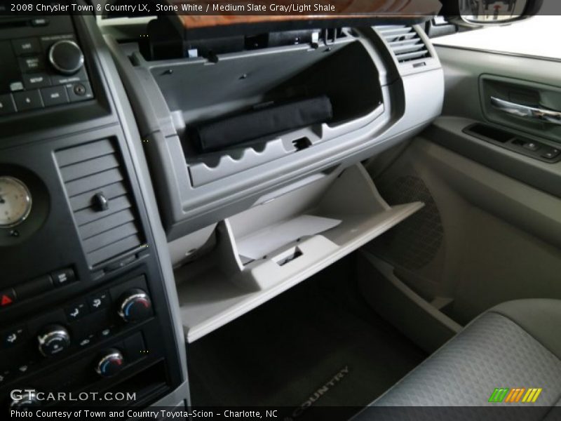Stone White / Medium Slate Gray/Light Shale 2008 Chrysler Town & Country LX