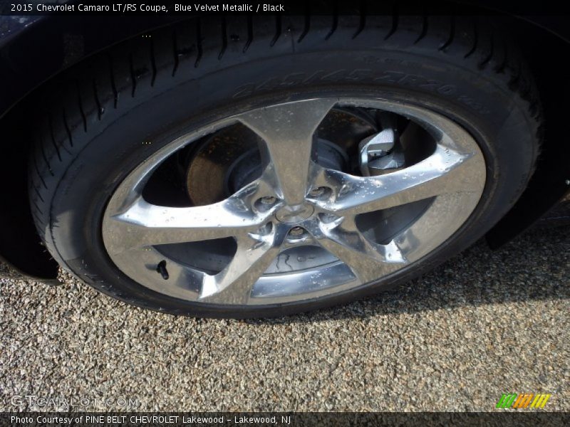 Blue Velvet Metallic / Black 2015 Chevrolet Camaro LT/RS Coupe