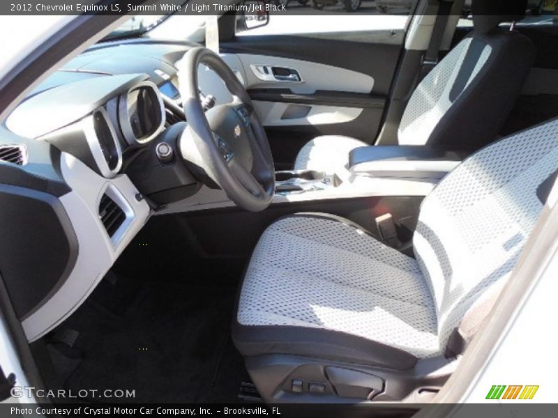 Summit White / Light Titanium/Jet Black 2012 Chevrolet Equinox LS