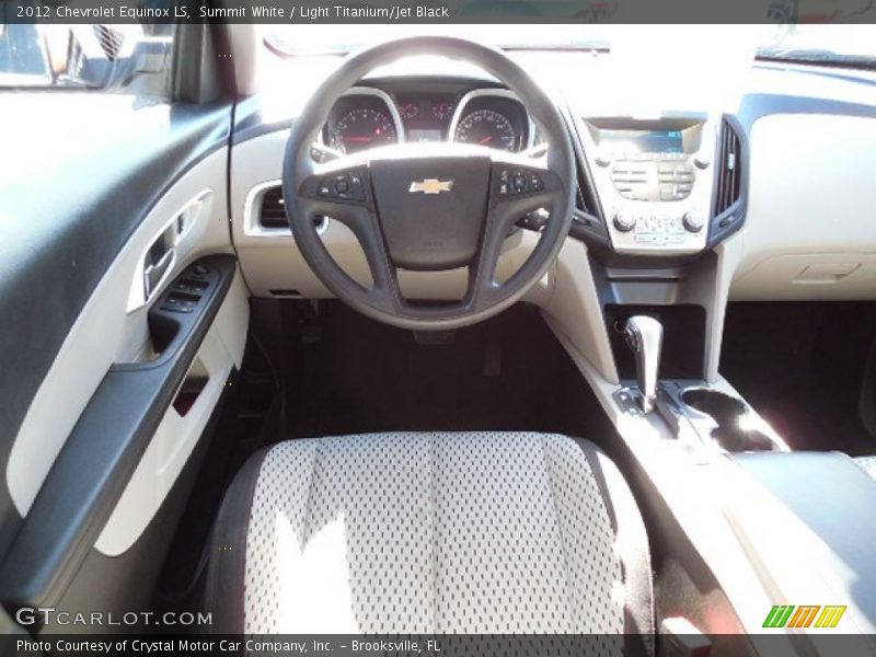 Summit White / Light Titanium/Jet Black 2012 Chevrolet Equinox LS