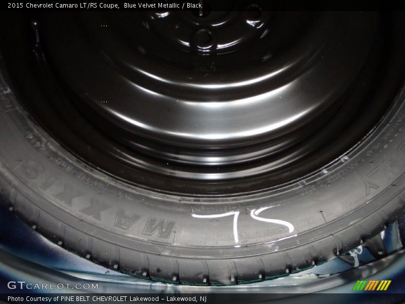 Blue Velvet Metallic / Black 2015 Chevrolet Camaro LT/RS Coupe